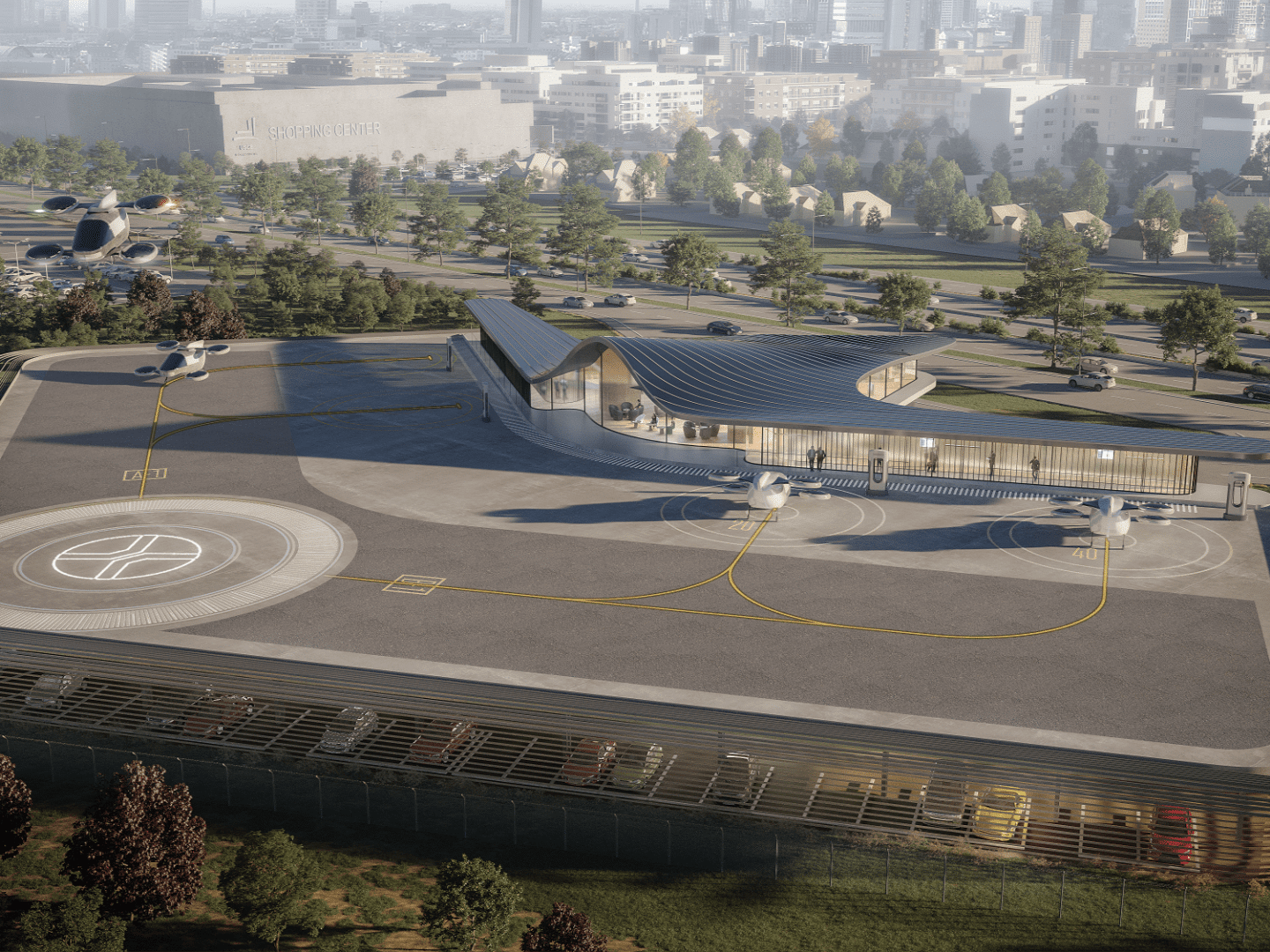 Vertiports ICT and Security Concept Design in Florida, USA