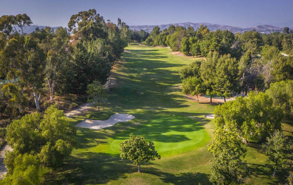 Coyote Hills golf course aerial view